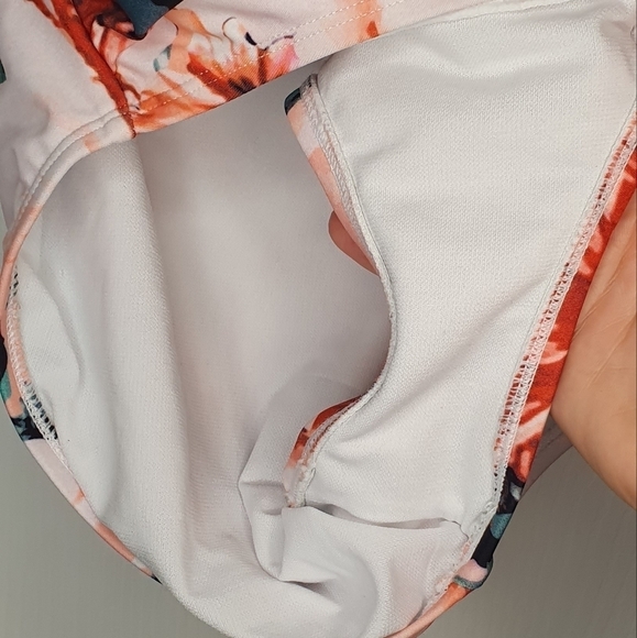 Hilor Women's One Piece Swimsuit One Shoulder Size 8 Floral Print - Picture 11 of 11